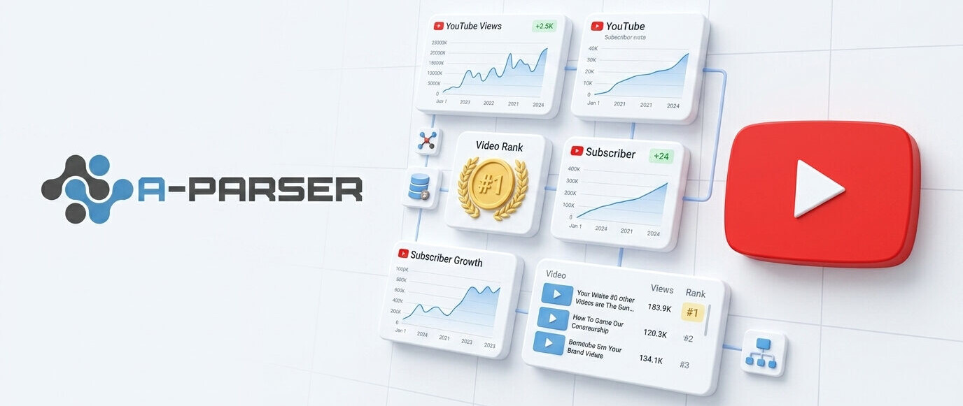 YouTube Scraping with A-Parser